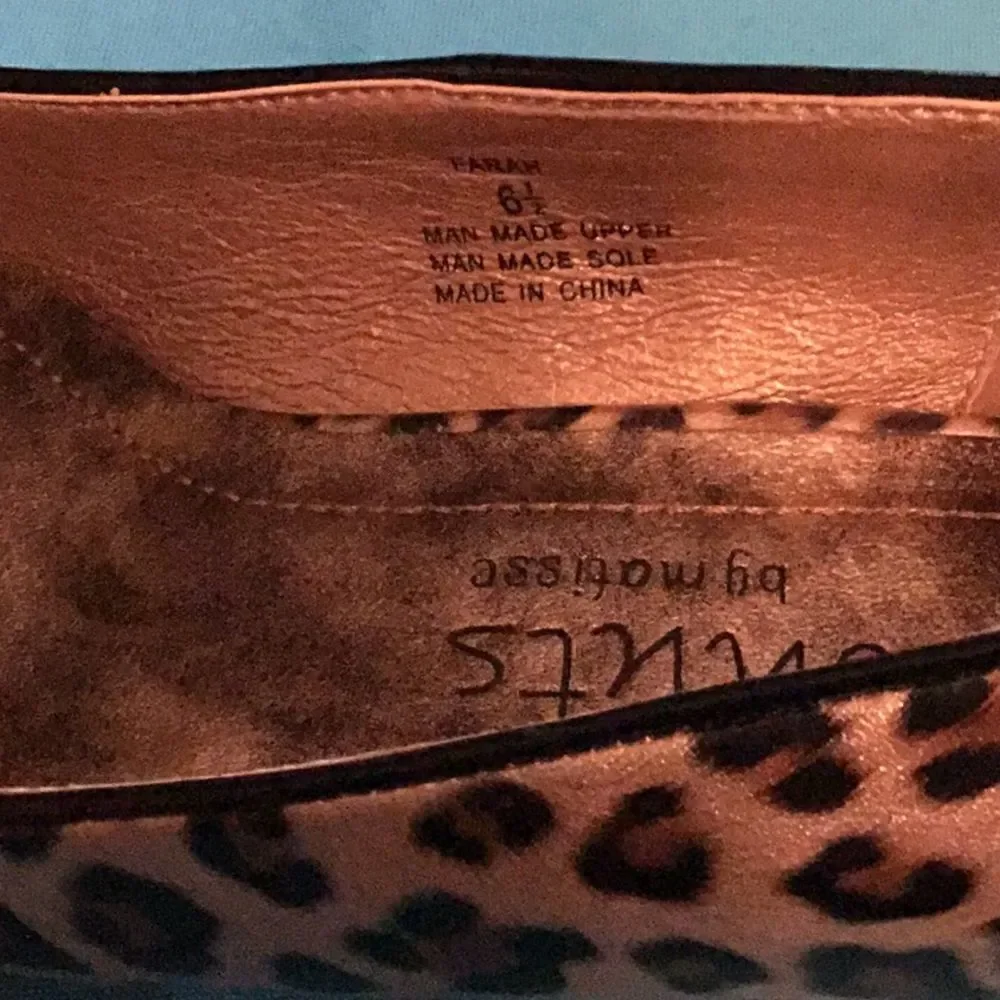 Animal print wedges in size 6 1/2 by COCONUTS